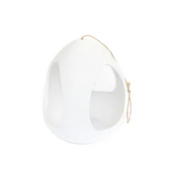 Large White Ceramic Hanging Pod With Two Assorted Tillandsia Plants -Air Plant Supply Store Large White Ceramic Hanging Pod 3 a75efd46 bc78 4745 adcd 11ce127d5c23